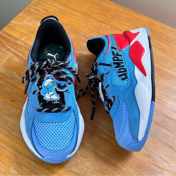 Puma x The Smurfs RS-X Kids Sneaker - Picture 1 of 15